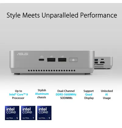 Asus NUC 14 Pro+, CPU Intel Core™ Ultra 7