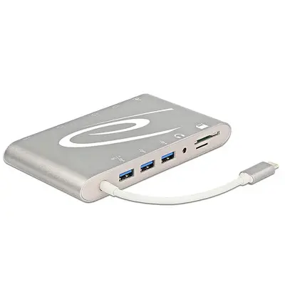 Docking Station USB Type C 3.1 4K 30 Hz bianco