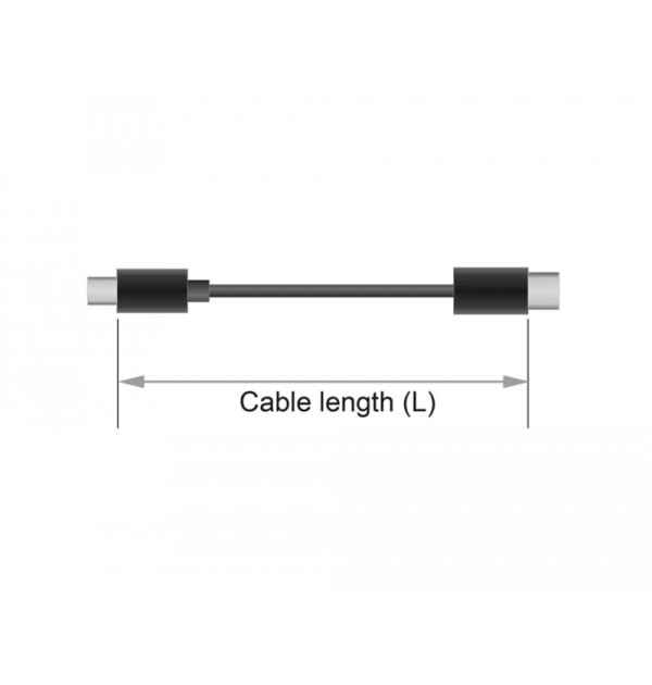 Cavo USB Type-C - HDMI (DP Alt Mode) 4K 60 Hz coassiale 1 m
