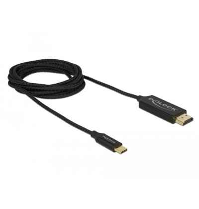 Cavo USB Type-C - HDMI (DP Alt Mode) 4K 60 Hz coassiale 2 m Cavo USB Type-C - HDMI (DP Alt Mode) 4K 60 Hz coassiale 2 m