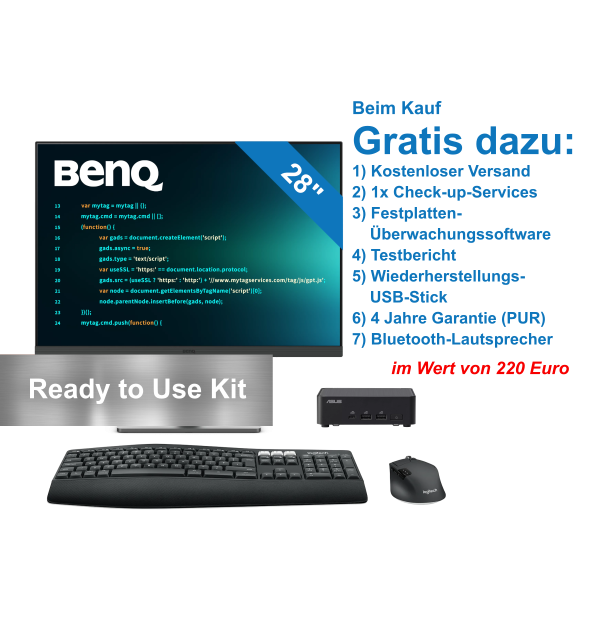 READY TO USE-Kit für Programmierer