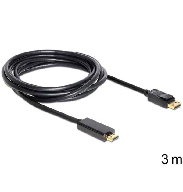 Cavo Displayport 1.1 maschio - High Speed HDMI-A maschio passivo 3 m nero
