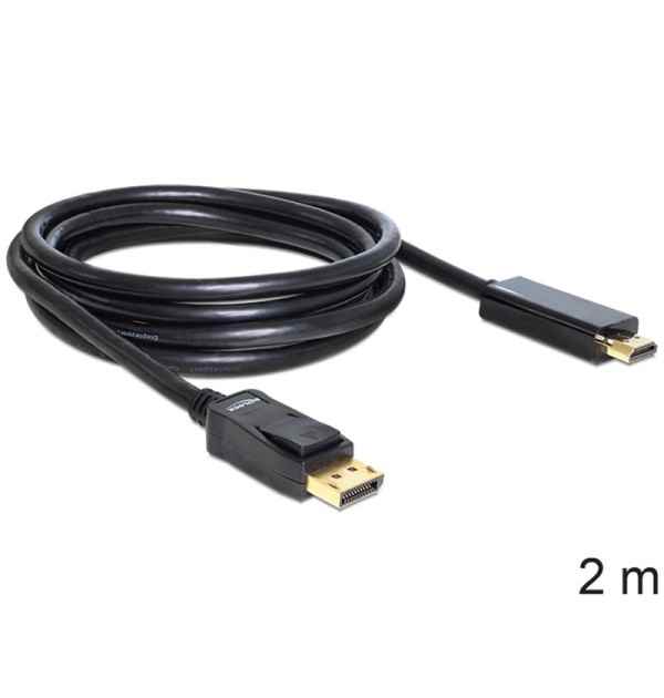 Cavo Displayport 1.1 maschio - High Speed HDMI-A maschio passivo 2 m nero