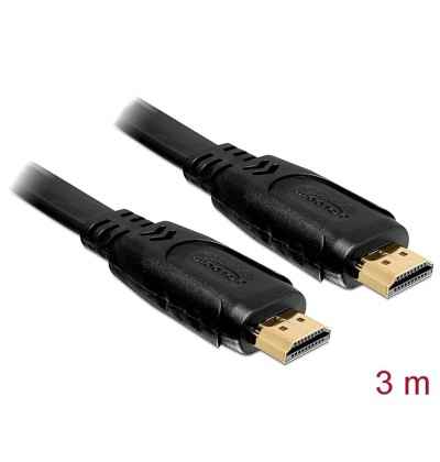 Cavo High Speed HDMI con Ethernet – HDMI A maschio - HDMI A maschio flat 3 m