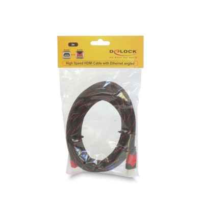 Cavo High Speed HDMI con Ethernet – HDMI A maschio - HDMI A maschio angolato 4K 3 m 2