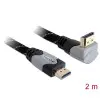 Cavo High Speed HDMI con Ethernet – HDMI A maschio - HDMI A maschio angolato 4K 2 m