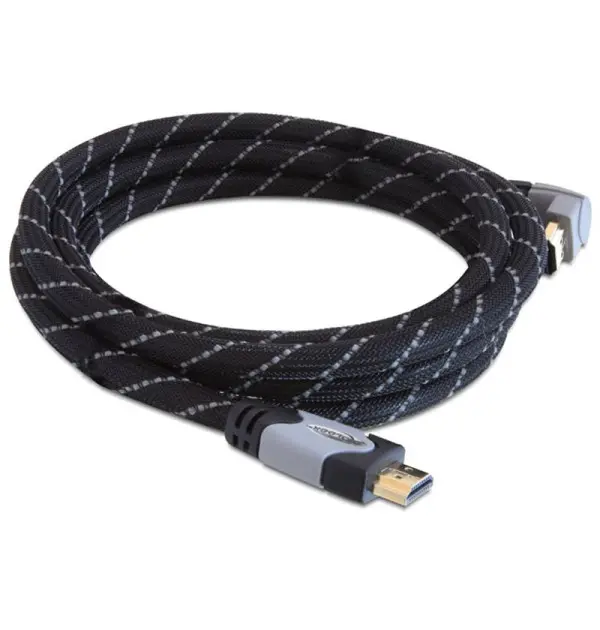 Cavo High Speed HDMI con Ethernet – HDMI A maschio - HDMI A maschio angolato 4K 5 m