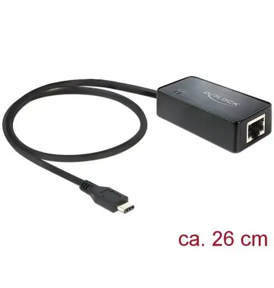 USB Typ-C Adapter - 1x Gigabit LAN 10/100/1000 Mbps 2