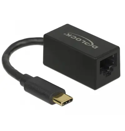Kompakter USB Typ-C Adapter - 1x Gigabit LAN 10/100/1000...