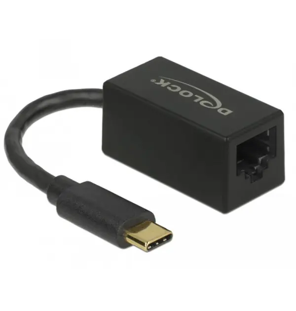 Kompakter USB Typ-C Adapter - 1x Gigabit LAN...